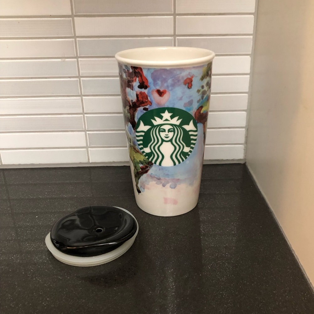 Starbucks 2015 logo ceramic tumbler mug